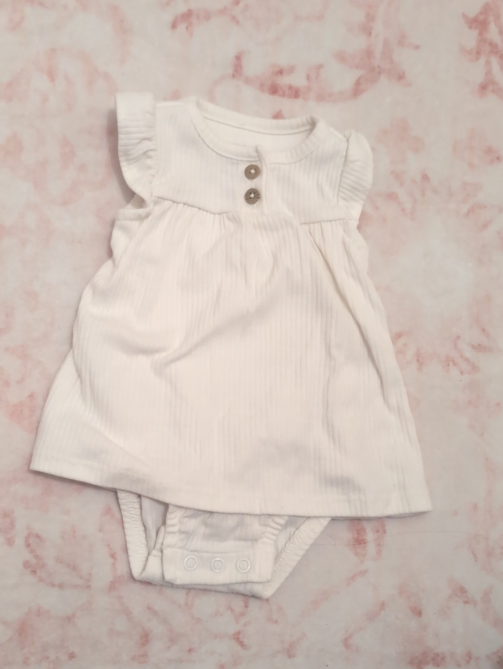 Carters White Newborn Dress
